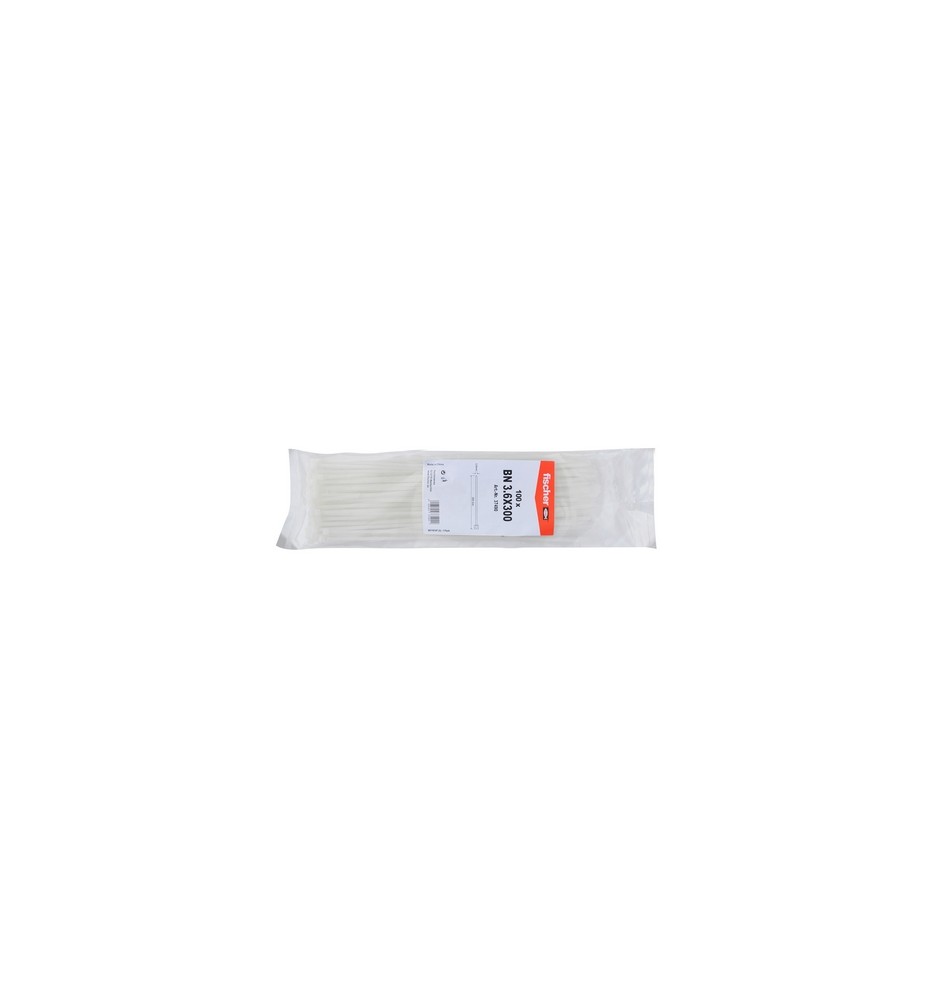 100 PZ FASCETTE PER CABLAGGIO IN NYLON 4.8 x 360 mm
