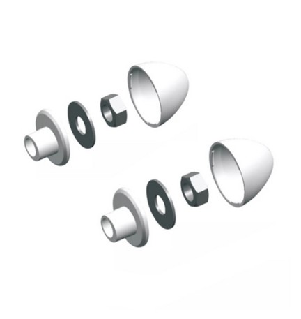 COPPIA ACCESSORI PER SANITARI SOSPESI -