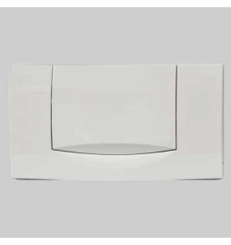 PLACCA DI COMANDO TWIN LINE MONO TASTO - BIANCA
