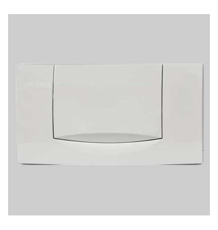 PLACCA DI COMANDO TWIN LINE MONO TASTO - BIANCA