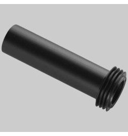 CANOTTO NERO PE A SALDARE CON MORSETTO - Ø 45 - Cm. 18,5