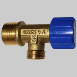 RUBINETTO D'ARRESTO TIPO GEBERIT PER CASSETTA INCASSO - 1/2 x 3/8