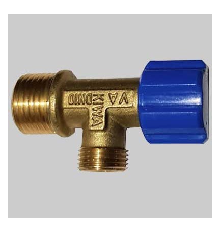 RUBINETTO D'ARRESTO TIPO GEBERIT PER CASSETTA INCASSO - 1/2 x 3/8