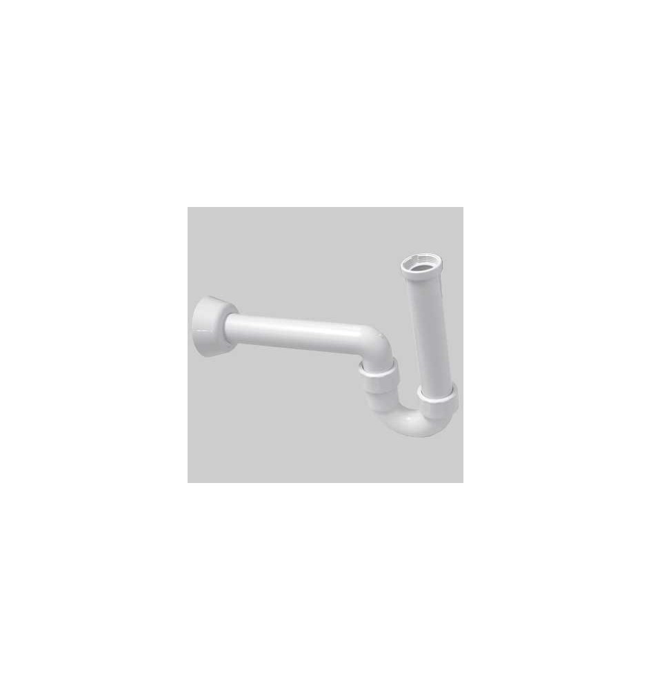 SIFONE ORIENTABILE BIANCO PER LAVABO - Ø 40 x 1"1/4