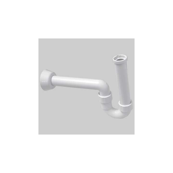 SIFONE ORIENTABILE BIANCO PER LAVABO - Ø 40 x 1"1/4