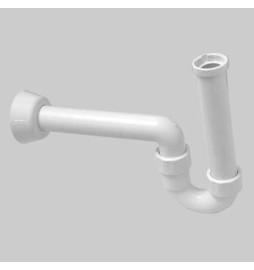 SIFONE ORIENTABILE BIANCO PER BIDET - Ø 40 x 1"1/4