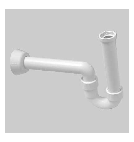 SIFONE ORIENTABILE BIANCO PER BIDET - Ø 40 x 1"1/4
