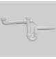 SIFONE 2 VIE BIANCO PER LAVELLO - Ø 40 x 1"1/2