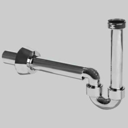 SIFONE PER BIDET ORIENTABILE CROMATO - Ø 40 x 1"1/4