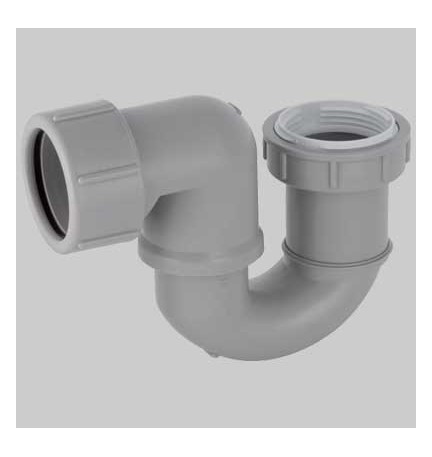 SIFONE PER VASCA IN PP - 1"1/2 - 1"1/4 Uscita Ø 40