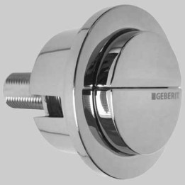 Pulsante per batteria di scarico TIPO 290 - Cromato