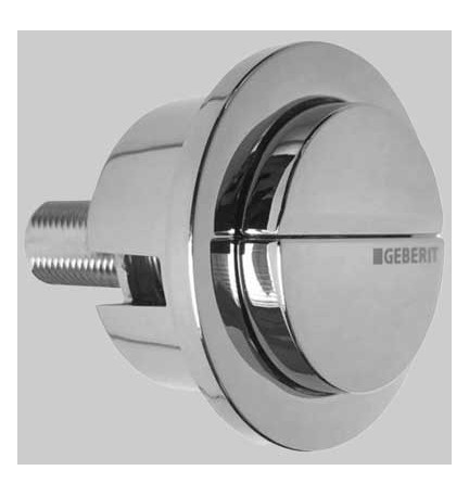 Pulsante per batteria di scarico TIPO 290 - Cromato