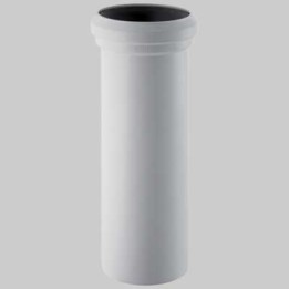 MANICOTTO BIANCO PER VASO CON SCARICO A PARETE - Ø 110