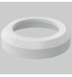 ROSONE BIANCO DA PARETE PER CURVA WC 90° - Dm 110 H 3,6