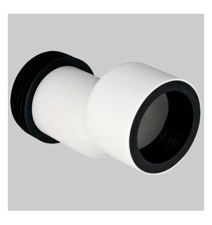 RACCORDO ECCENTRICO PER VASO SOSPESO - 3 cm
