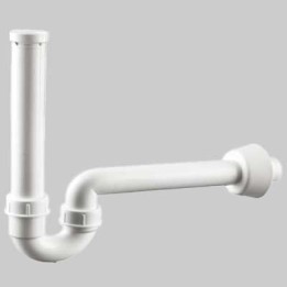 SIFONE ORIENTABILE PER BIDET CON ROSONE - 1" 1/4 x 40