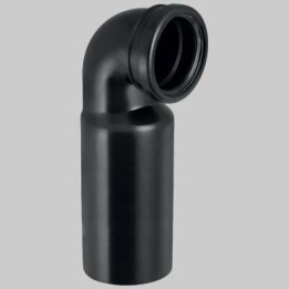 CURVA WC 90° PE PROLUNGATA PER WC SOSPESO - 90/90