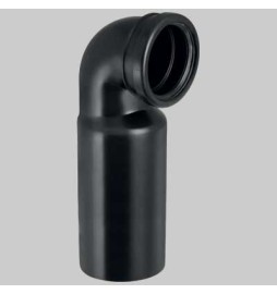 CURVA WC 90° PE PROLUNGATA PER WC SOSPESO - 90/90
