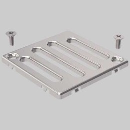 GRIGLIA INOX PER SIFONE DOCCIA AVVITATA - 8x8