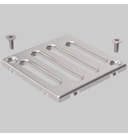 GRIGLIA INOX PER SIFONE DOCCIA AVVITATA - 8x8