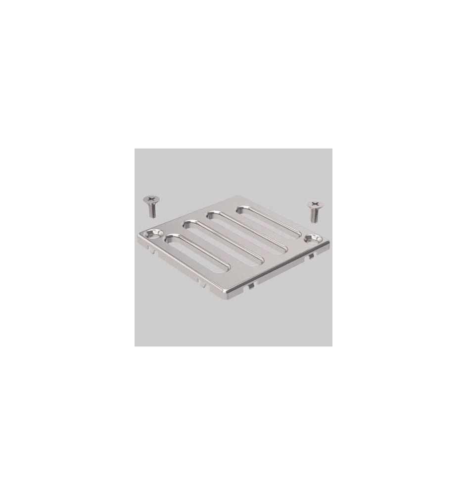 GRIGLIA INOX PER SIFONE DOCCIA AVVITATA - 8x8