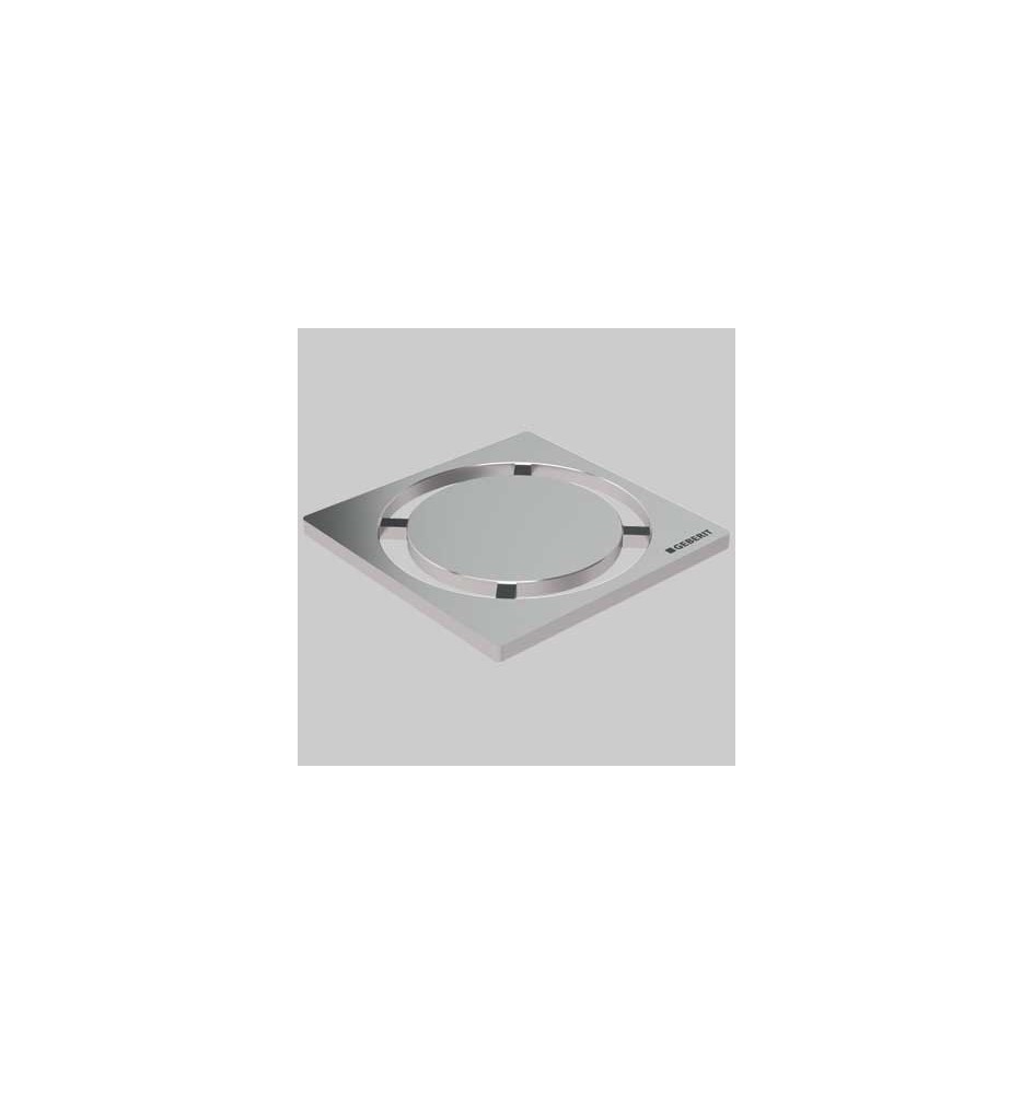 GRIGLIA INOX PER SIFONE DOCCIA DESIGN - 8x8 rotondo