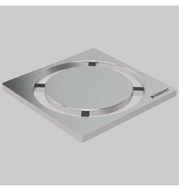 GRIGLIA INOX PER SIFONE DOCCIA DESIGN - 8x8 quadrato