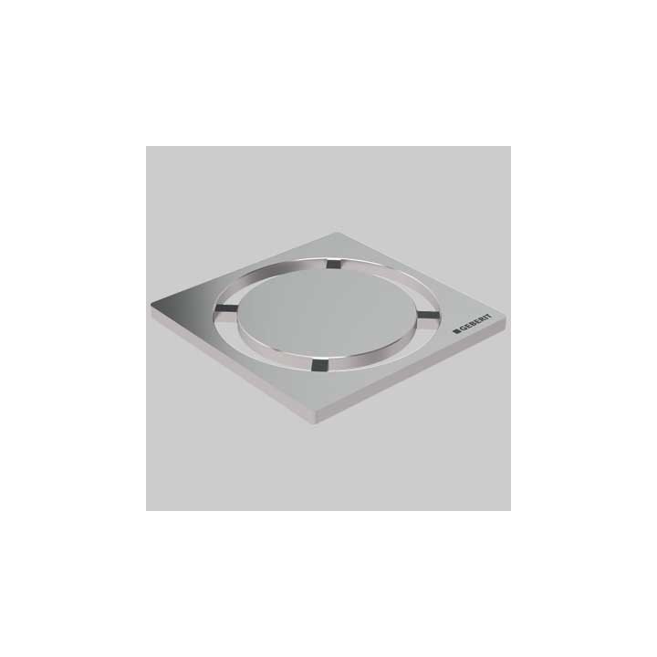 GRIGLIA INOX PER SIFONE DOCCIA DESIGN - 8x8 quadrato