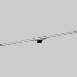 CANALINA DOCCIA 'CLEANLINE 20' - L,30-90 cm - Acciaio Inox lucido