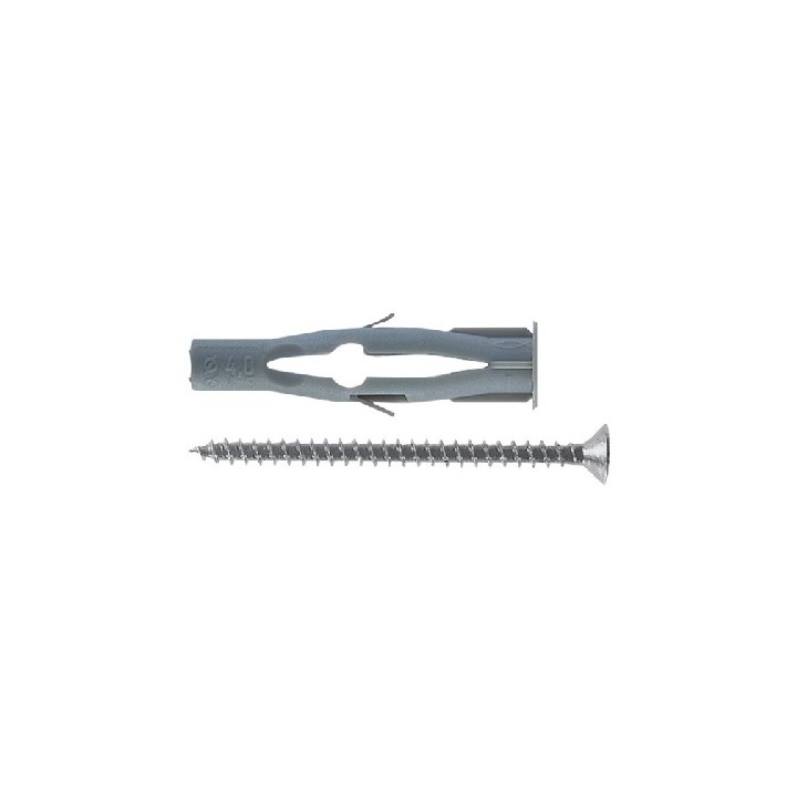 TASSELLO CON VITE FISCHER PER TRUCIOLARE FU-V 6 x 35V