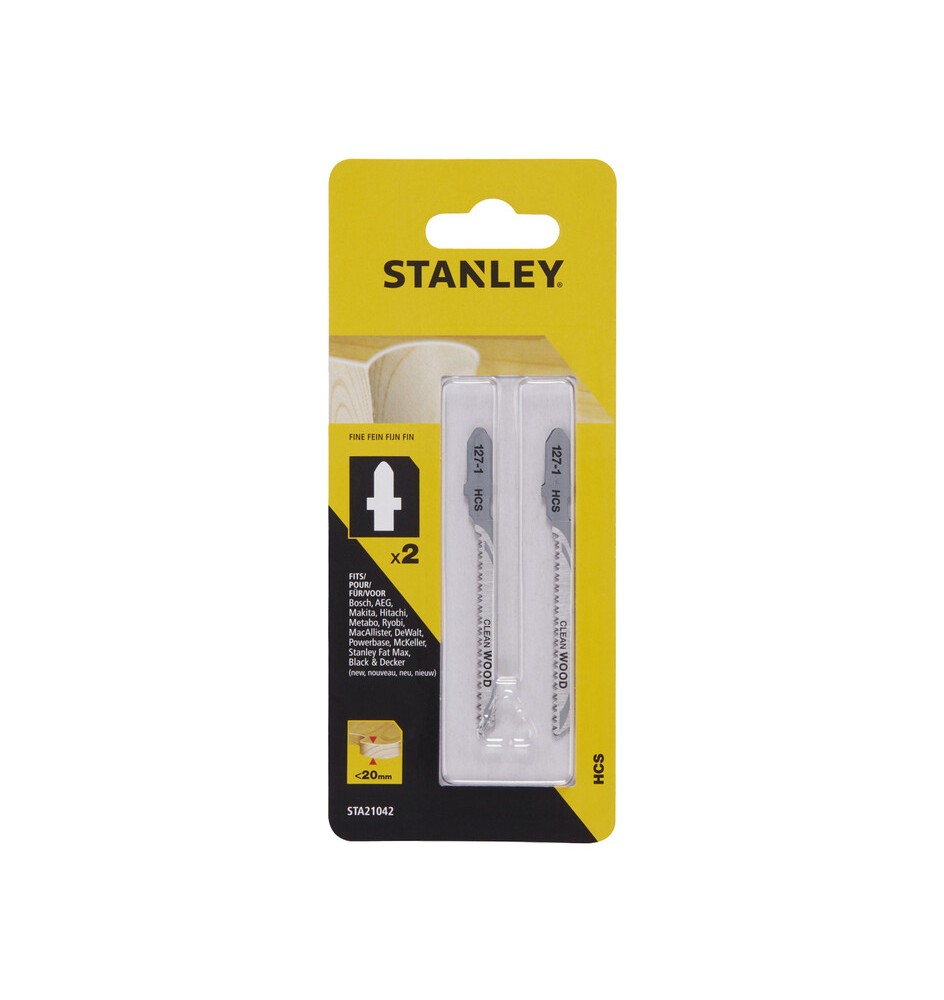 STANLEY STA21042 2 LAME LEGNO RETT.T/FINE ATT T