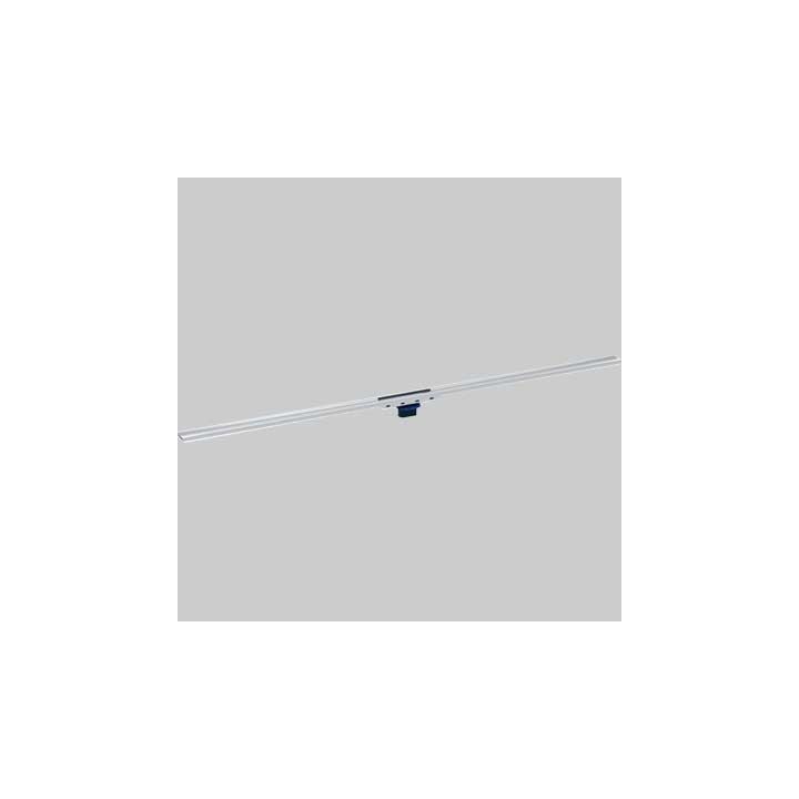 CANALINA DOCCIA 'CLEANLINE80' NERO CROMATO SPAZZOLATO - L. 30-130 cm