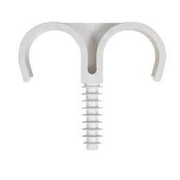 50 PZ FISSATUBO DOPPIO A BATTERE 25 mm