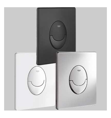 PLACCA DI COMANDO SKATE AIR DOPPIO TASTO - CROMATA