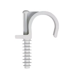 + FISSATUBO SINGOLO A BATTERE 25 mm (pz 50)