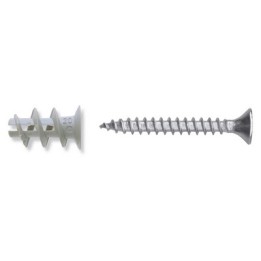 TASSELLO NYLON CON VITE PER CARTONGESSO 22 mm