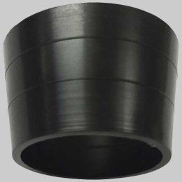 RIDUTTORE DI FLUSSO IN GOMMA PER CASSETTE - H.2 Ø 34-28