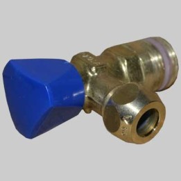 RUBINETTO D' ARRESTO PER CASSETTA INCASSO GROHE MODELLO GD2 - 1/2 x 3/8