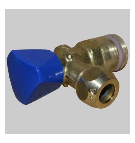 RUBINETTO D' ARRESTO PER CASSETTA INCASSO GROHE MODELLO GD2 - 1/2 x 3/8