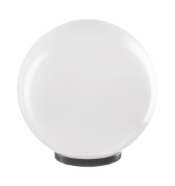 GLOBO OPALE BIANCO D 20 CM C/BASE E27