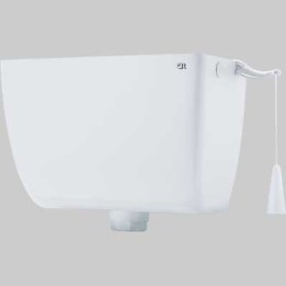 CASSETTA ALTA IN PVC CABRIO CON CATENELLA - BIANCA