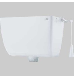 CASSETTA ALTA IN PVC CABRIO CON CATENELLA - BIANCA