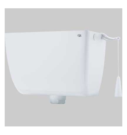 CASSETTA ALTA IN PVC CABRIO CON CATENELLA - BIANCA