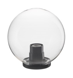 GLOBO TRASPARENTE D 25 CM C/BASE E27