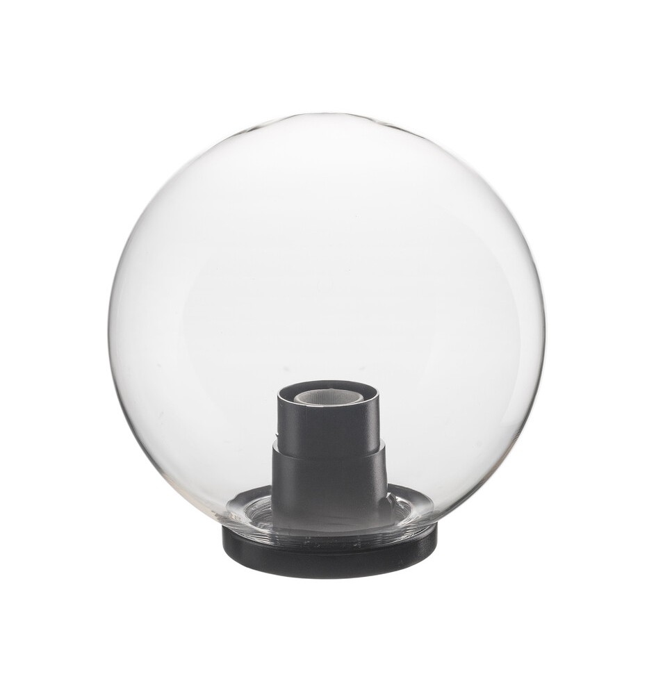GLOBO TRASPARENTE D 25 CM C/BASE E27
