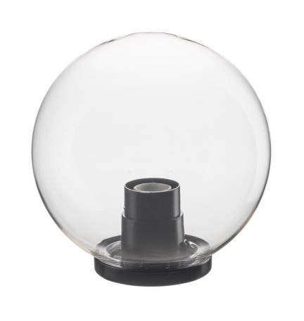 GLOBO TRASPARENTE D 25 CM C/BASE E27