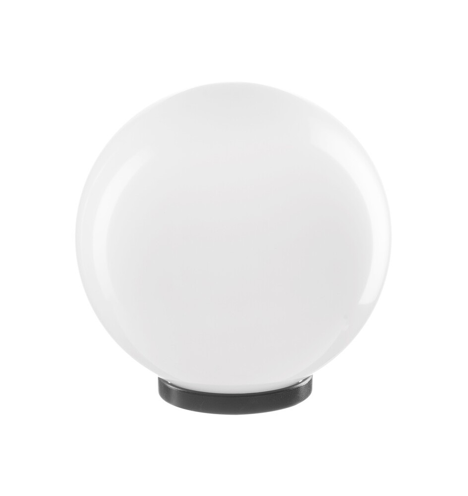 GLOBO OPALE BIANCO D 25 CM C/BASE E27