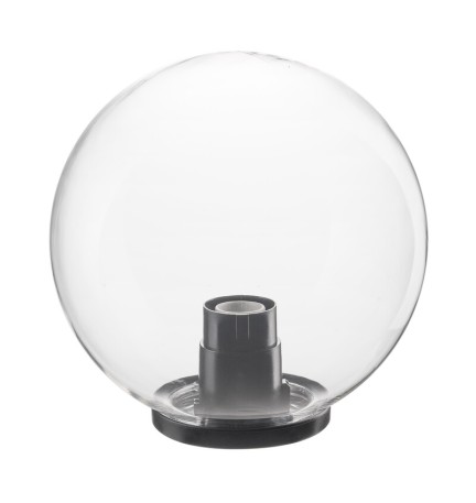 GLOBO TRASPARENTE D 30 CM C/BASE E27