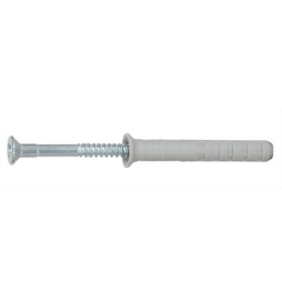 TASSELLO NYLON CON VITE A CHIODO PREMONTATA mm 6x40