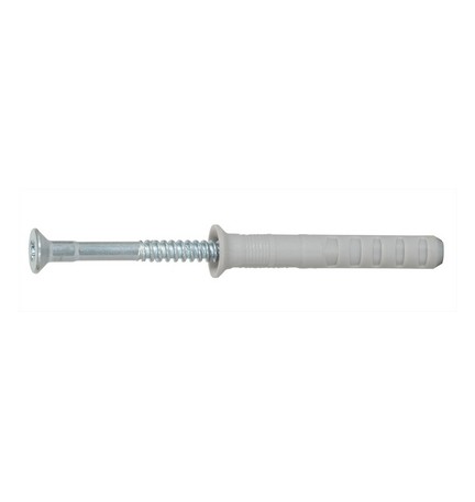 TASSELLO NYLON CON VITE A CHIODO PREMONTATA mm 6x60